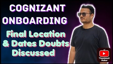 Cognizant Joining Location Doubts Discussed || Final Date or Location ? changed ?