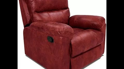 Northridge home top grain leather manual rocker recliner