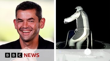 Jared Isaacman completes first private spacewalk with Space X | BBC News
