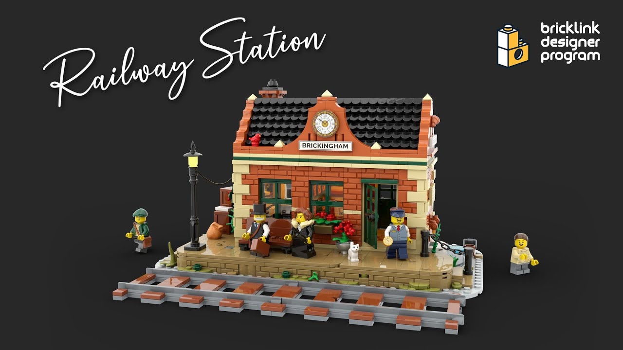Railway Station | BrickLink Designer Program Series 9 - YouTube