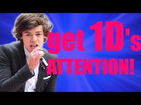 How To Get One Direction's Attention At A Concert!