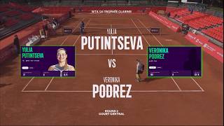 Famous Yulia Putintseva (KAZ) vs  (Q) Veronika Podrez (UKR)  -  Game, Set, Match Wealth
