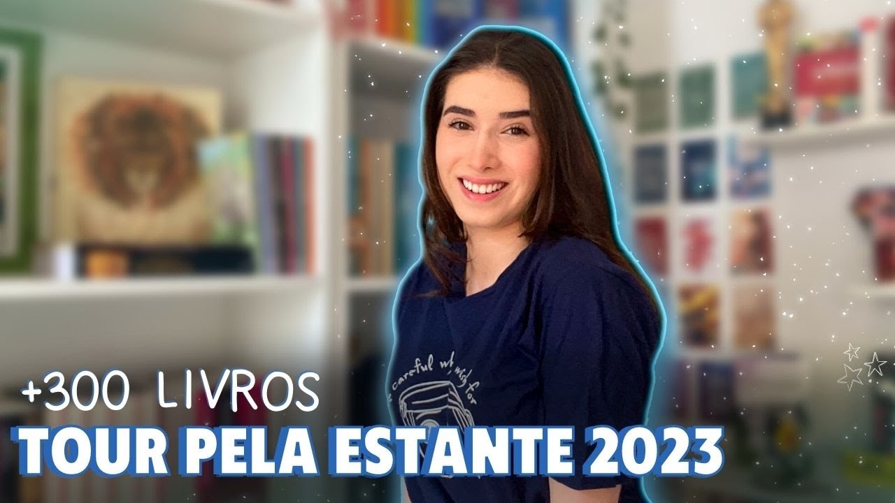 bookshelf tour 2023 | tour pela estante com +300 livros