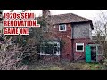 We bought a house! 1920's semi renovation - first tour of abandoned house! (part 1)