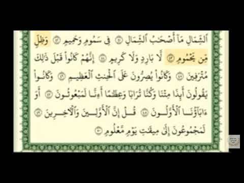 الدكتور أيمن رشدي سويد تلاوة سورة الواقعة 