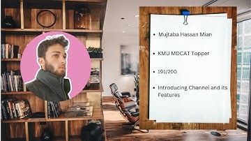 MDCAT Topper | Welcome to My Channel: Your Ultimate Guide to MDCAT, FSc , and Medical College Life