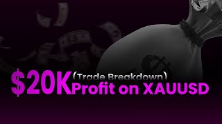 How i made $20k profit on XAUUSD , Using both engineered Liquidity Concept and Trend lines.