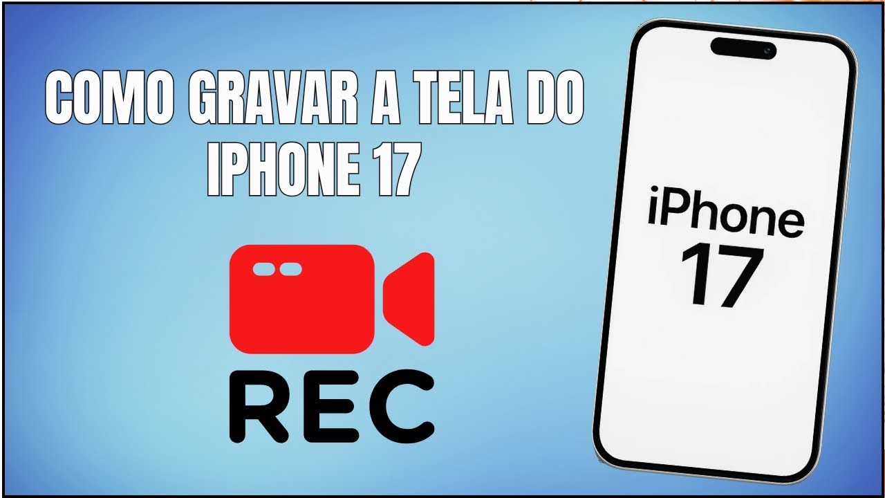 Como gravar a tela do iPhone 17 - YouTube