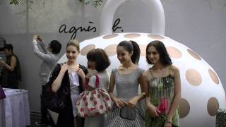 20110414 agnès b event 新生代優質女星陳妍希現場展演最新包款 (5)