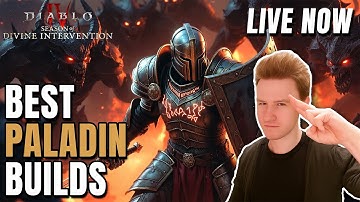 TOP PALADIN BUILD TIER LIST TODAY Diablo 4 LIVE