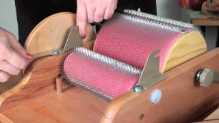 Attaching a packer brush on your drum carder