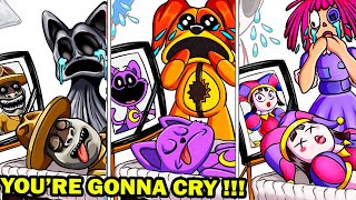 R.i.p. Catnap, Zookeeper And Pomni - Sad Story Fnf Goodbye World Zoonomaly Poppy Playtime