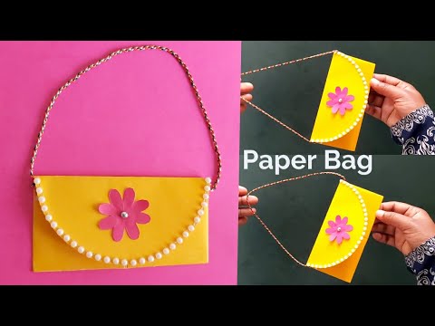 How to make a woven paper bag - Laughing Kids Learn