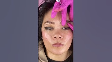 Tutorial: Microblading your eyebrows Part 3 of 4 #shorts #microblading #eyebrows #shortsfeed