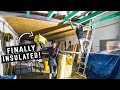 Making a CEILING! Sustainably Building Tiny Home on a Junkyard (Pt. 2)