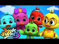 Cinco patinhos | Canção infantil | Educação | Boom Buddies Português | Musica para bebes