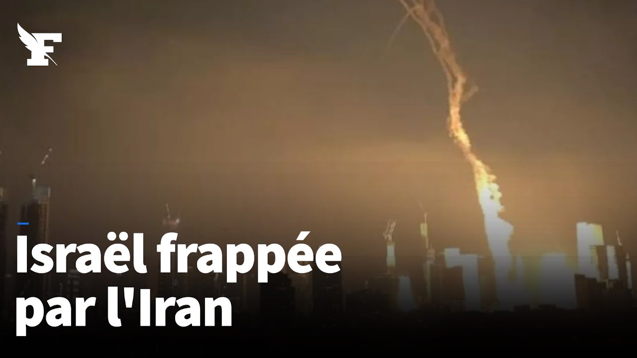 Les images impressionnantes des frappes iraniennes menées sur Tel Aviv