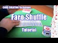 Faro Shuffle Tutorial. Врезка карт. Обучение.