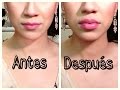 Labios mas grandes y carnosos sin maquillaje y sin cirugía!  Secreto revelado!