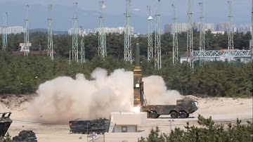 Quân đội Hàn Quốc tập trận phóng tên lửa đạn đạo đất đối đất Hyunmoo-2 và ATACMS