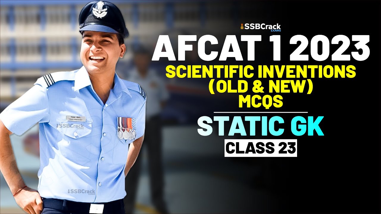 AFCAT 1 2023 Exam Static GK 45 Days Crash Course - Scientific ...