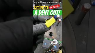Using Plastic Tabs To Pull DENTS Out!