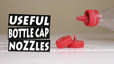 3 Useful Nozzles with Plastic Bottle Caps