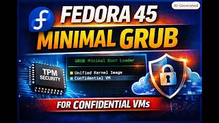 Fedora 45 Introduces a Minimal GRUB Package for Confidential VMs