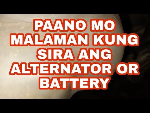 Video: Paano mo malalaman kung ang iyong alternator ay inaalis ang iyong baterya?