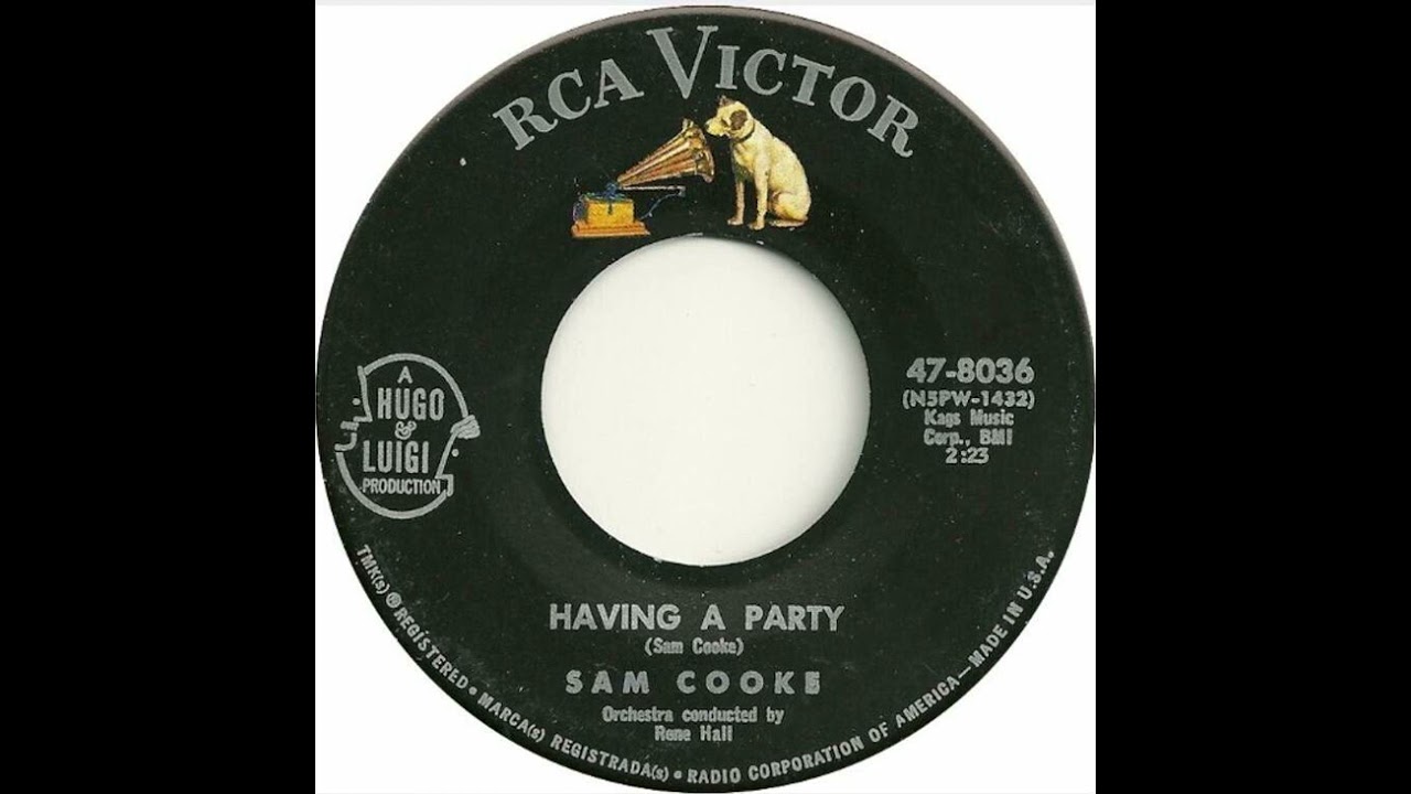 Sam Cooke - Having A Party - RCA Victor Records released 1962