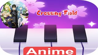 Sho Watanabe - Crossing Field ( Sword Art Online II ) Anime Tiles : Piano Music screenshot 3