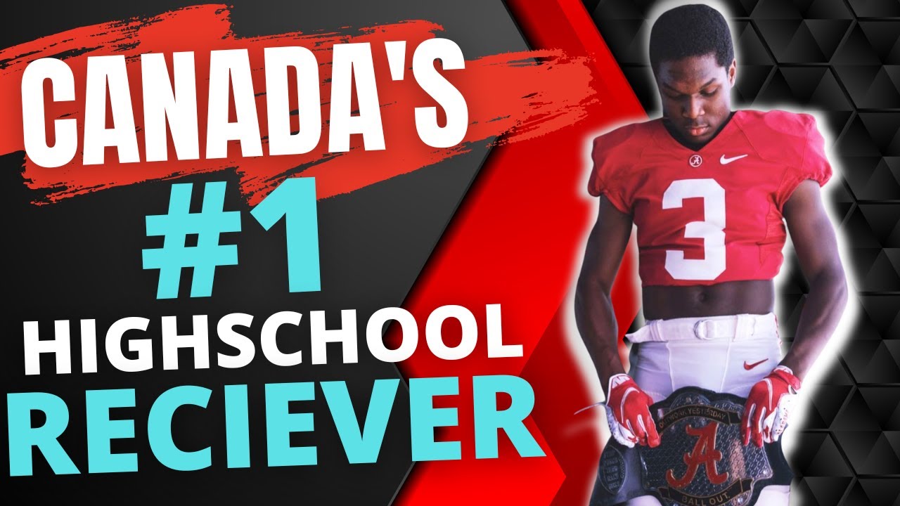 Alabama is Watching Canada's #1 Ranked Receiver