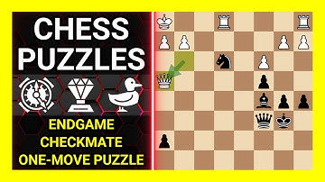 Chess Puzzles to Practice. Themes: Endgame, Checkmate, One-move puzzle. Learn Chess