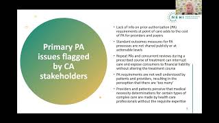 Webinar: How Can California Improve the Prior Authorization Process