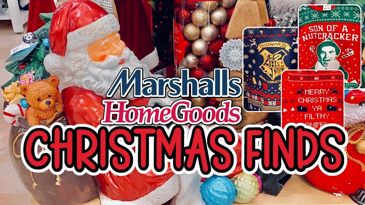 MARSHALLS AND HOMEGOODS CHRISTMAS FINDS | Christmas Ugly Sweaters Shop With  Me - YouTube