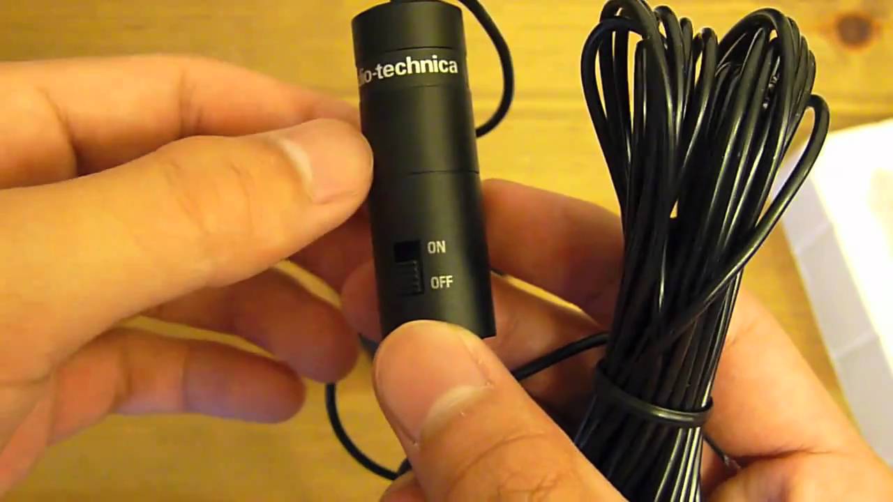 Audio Technica ATR3350 Wired Lav Mic Unboxing YouTube