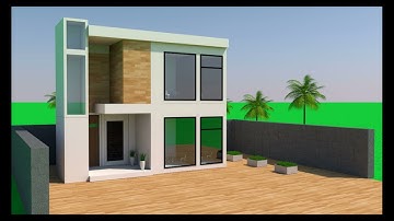 Cinema 4D|  Simple House Tutorial |MODERN HOUSE