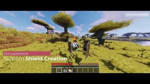 Custom Shield Item | ExecutableItems |  Minecraft