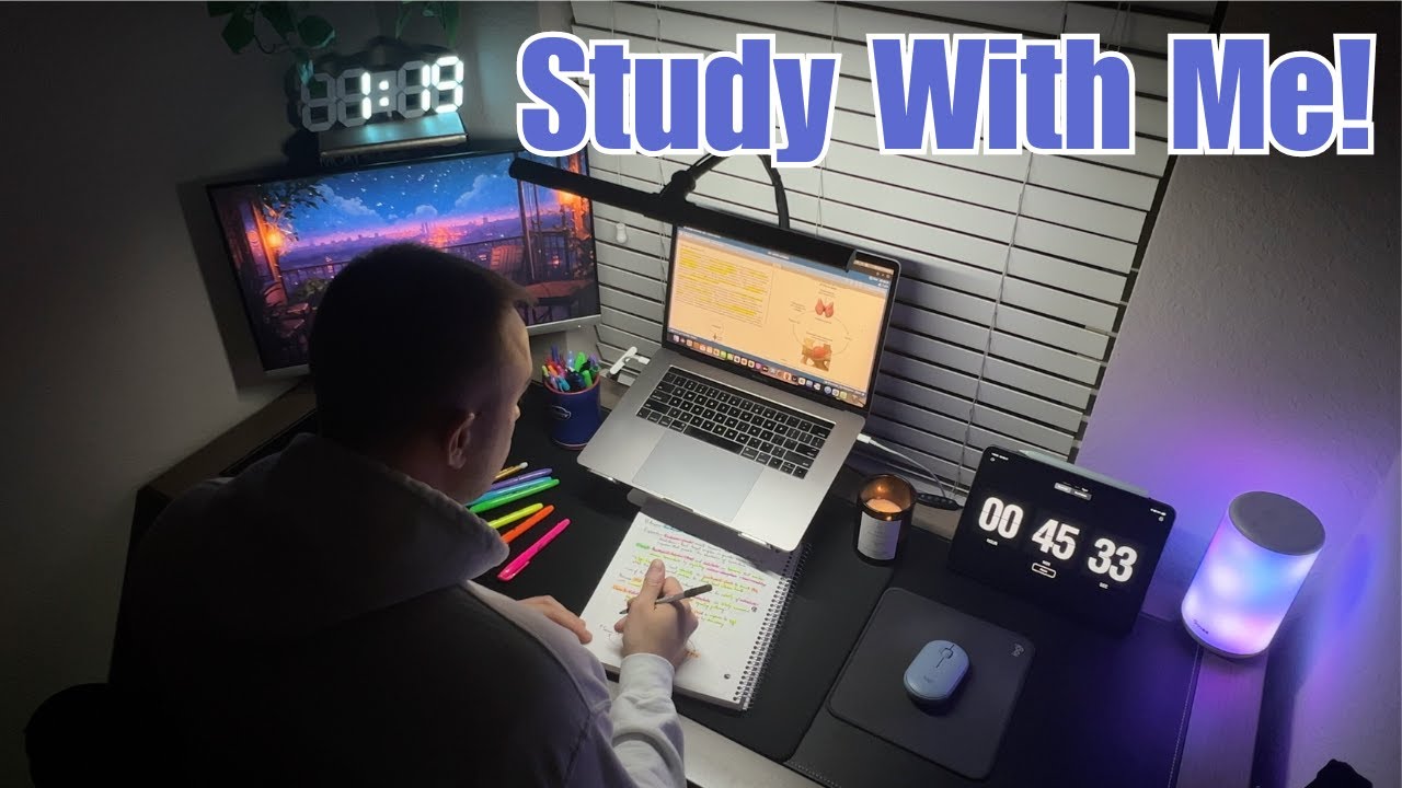 📚 LATE NIGHT STUDY WITH ME │ 🎧 LoFi Music │ 🔖 Episode 16 - YouTube
