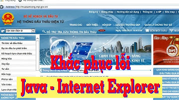 Khắc phục lỗi cài JAVA cho Windows 10  - Đấu thấu qua Mạng, Thuế điện tử