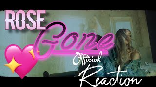 ROSÉ - &#39;Gone&#39; M/V Reaction