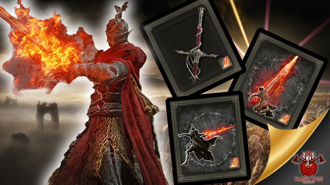 【火焰騎士大劍】八周目在交界地與幽影地的表現如何 /【艾爾登法環 DLC】Elden Ring Shadow of the Erdtree(1.15) Fire Knight's Greatsword