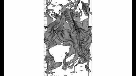 Sediment-laden fresh water on top of clear salty water: 3D DNS