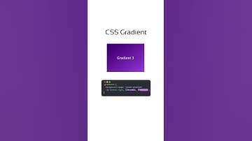 CSS : Gradient Property | CSS Tricks | CSS Tips | #html #css #javascript #conding #shorsts #shots