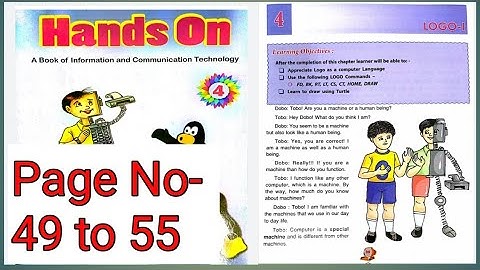 Logo🔥Logo-1 Class-4 Computer DAV Chapter-4🔥Class-4 Computer dav Chapter-4 Page No- 49 to 55