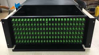 144 port Rack Mounted Sliding Type Optical Fiber Patch Panel
