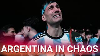 Argentina in chaos after furious football fans violently clash with police following World Cup loss