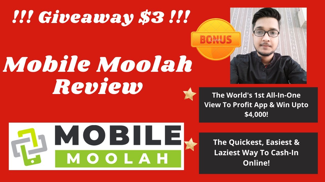 Mobile Moolah Review | 🤑$3 Giveaway | Demo |  😍😍Don't get this without my exclusive bonuses!