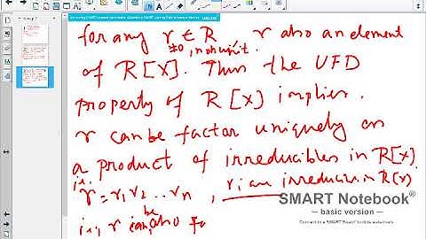 MA415, Lecture No  32 (Eisenstein Criterion) by Tapas Chatterjee, IIT Ropar