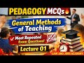 Pedagogy MCQs| Teaching Techniques &amp; Methods | FPSC Lecturer| SST &amp; Headmaster Preparation| Lec # 01